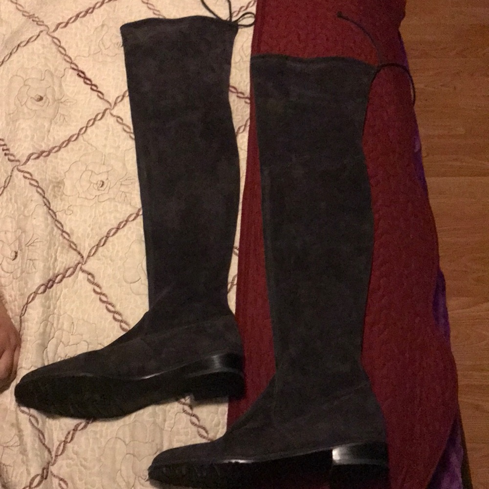 Stuart Weitzmam Suede Lowland Over the knee boots